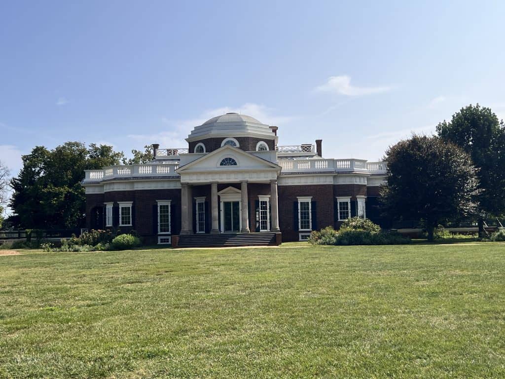 The lawn at Monticello